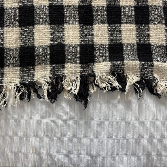 Zara Basic Collection Tweed Checked Top - Picture 3 of 5